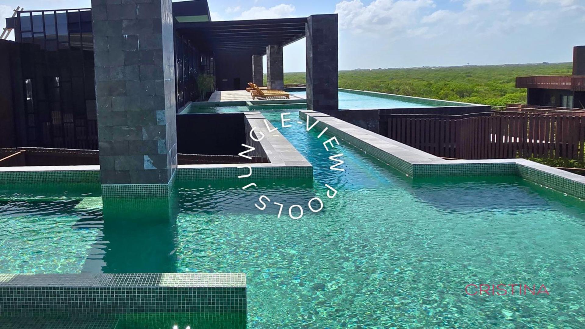 Apartment With Private Jacuzzi, Rooftop Pools & Free Club Tulum