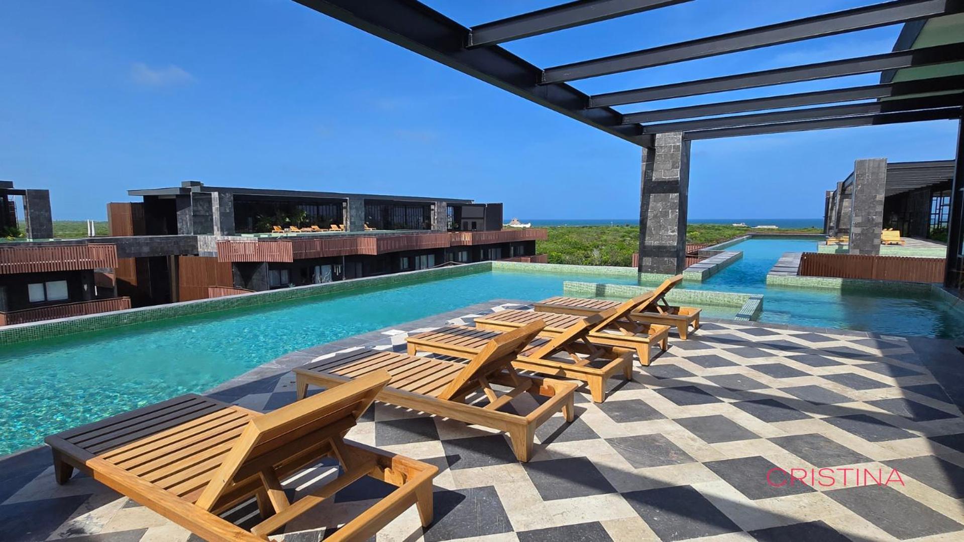 With Private Jacuzzi, Rooftop Pools & Free Club Apartment Tulum